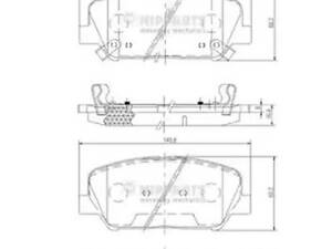 Гальмівні колодки (дискові) на Ceed, Cerato, Genesis, I30, Optima, Veloster