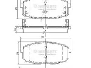 Тормозные колодки (дисковые) на Ceed, I30, Laguna