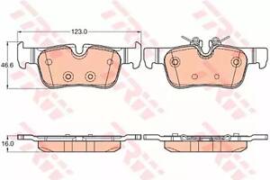 Тормозные колодки (дисковые) на Clubman, Countryman, I3, Seria 1, Seria 2, X1, X2