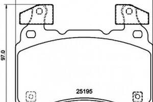 Колодки гальмові (дискові) на CTS, Camaro, Insignia B, Model S