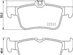 Колодки гальмові (дискові) на Edge, Escape, Fusion, Kuga, Mondeo, S-MAX