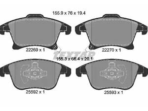 Тормозные колодки (дисковые) на Fusion, Mondeo, S-MAX