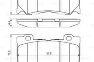 Гальмівні колодки (дискові) на FX, G, M, Q50, Q60