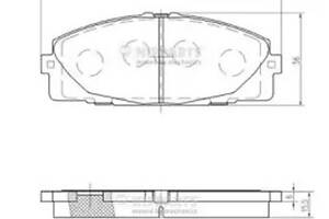 Тормозные колодки (дисковые) на Hiace