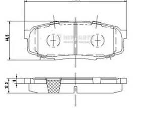 Гальмівні колодки (дискові) на Land Cruiser, Tundra