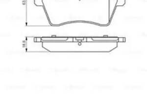 Гальмівні колодки (дискові) на A-Class, B-Class