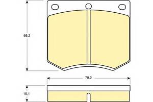 Тормозные колодки для моделей: AC (ME), FORD (GRANADA,ESCORT,ESCORT,TAUNUS,TAUNUS,TAUNUS,TAUNUS,TAUNUS,CAPRI,CAPRI,GRA