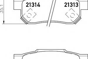 Тормозные колодки для моделей: ACURA (INTEGRA, INTEGRA,INTEGRA), HONDA (ACCORD,CIVIC,CIVIC,CRX,PRELUDE,CONCERTO,CIVIC,C