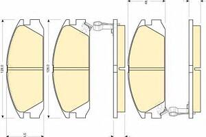 Тормозные колодки для моделей: ACURA (INTEGRA, INTEGRA,INTEGRA), HONDA (ACCORD,PRELUDE,CRX,ACCORD,INTEGRA)