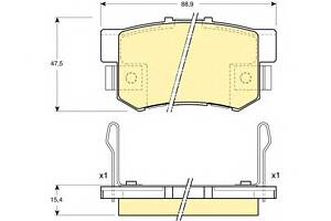 Тормозные колодки для моделей: ACURA (LEGEND, LEGEND,LEGEND,LEGEND), HONDA (ACCORD,ACCORD,ACCORD,LEGEND,ACCORD,ACCORD,C