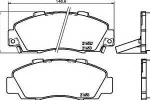 Тормозные колодки для моделей: ACURA (LEGEND, LEGEND,LEGEND,NSX,NSX), HONDA (ACCORD,PRELUDE,NSX,ACCORD,LEGEND,ACCORD,AC