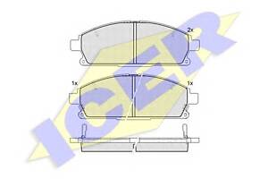 Тормозные колодки для моделей: ACURA (MDX), INFINITI (Q45,QX4), NISSAN (PATHFINDER,X-TRAIL,BASSARA)