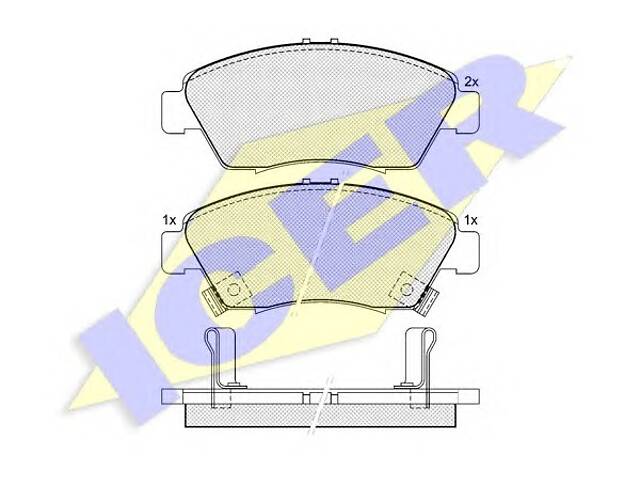 Тормозные колодки для моделей: ACURA (RSX), HONDA (CIVIC,CIVIC,CIVIC,CRX,CIVIC,CIVIC,CIVIC,CIVIC,CIVIC,CIVIC,CIVIC,AIR