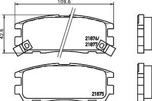 Тормозные колодки для моделей: ACURA (SLX), CHANGFENG (LIEBAO,PAJERO,LIEBAO), HOLDEN (FRONTERA,JACKAROO,RODEO,RODEO),