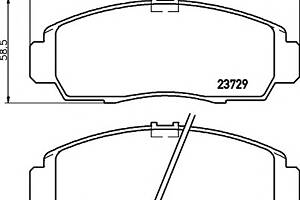 Колодки гальмівні для моделей: ACURA (TL, TSX), HONDA (SHUTTLE, CIVIC, STREAM, CIVIC, CIVIC, STEPWAGON, ODYSSEY, STREAM, CROSSR