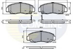 Колодки гальмівні для моделей: ACURA (TL, TSX), HONDA (SHUTTLE, CIVIC, STREAM, CIVIC, CIVIC, STEPWAGON, ODYSSEY, STREAM, CROSSR