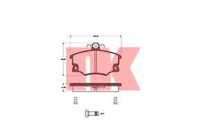 Колодки гальмівні для моделей: ALFA ROMEO (145, 155,146), AUTOBIANCHI (Y10), FIAT (REGATA, REGATA, RITMO, ARGENTA, TEMPRA, T