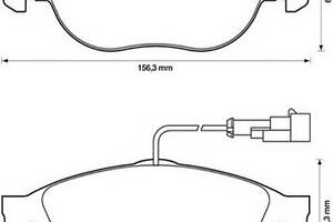 Тормозные колодки для моделей: ALFA ROMEO (156, 156,147), LANCIA (LYBRA,LYBRA)