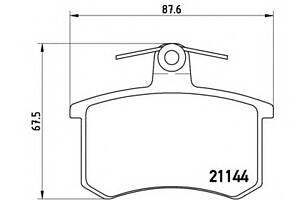 Гальмівні колодки для моделей: ALFA ROMEO (164), AUDI (80,80,100,100,80,100,80,100,90,90,200,200,COUPE,COUPE,A4,A6,A8...
