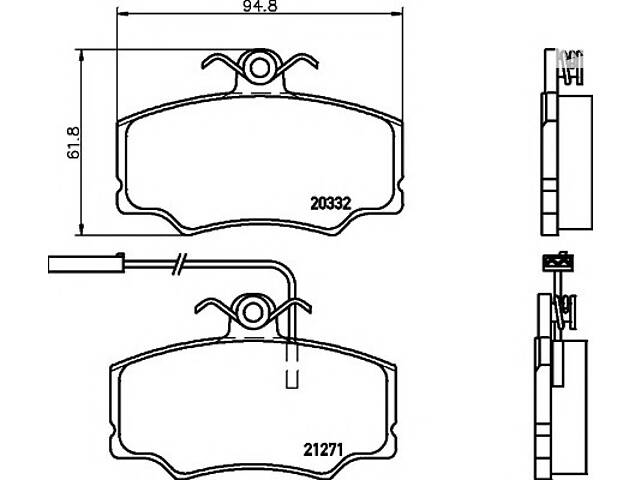 Гальмівні колодки для моделей: ALFA ROMEO (33,33,33,33)