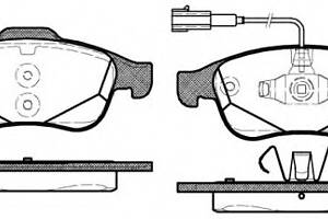 Колодки гальмівні для моделей: ALFA ROMEO (GIULIETTA), CITROËN (DS4)
