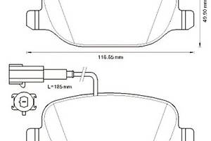 Тормозные колодки для моделей: ALFA ROMEO (GIULIETTA)