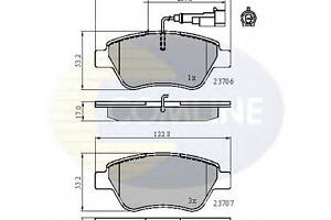 Тормозные колодки для моделей: ALFA ROMEO (MITO), CITROËN (NEMO,NEMO), FIAT (DOBLO,DOBLO,STILO,BRAVO), LANCIA (MUSA),