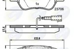 Колодки гальмівні для моделей: ALFA ROMEO (MITO), CITROËN (NEMO, NEMO), FIAT (PUNTO, DOBLO, DOBLO, STILO, STILO, PANDA, IDEA)