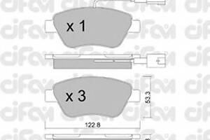 Тормозные колодки для моделей: ALFA ROMEO (MITO), CITROËN (NEMO,NEMO), FIAT (PUNTO,DOBLO,STILO,STILO,PANDA,PUNTO,BRAVO