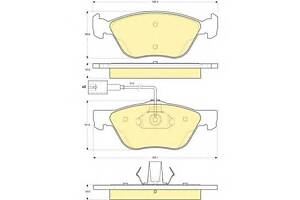 Тормозные колодки для моделей: ALFA ROMEO (SPIDER, 156,156,GT)