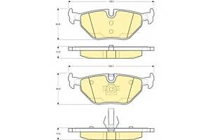 Тормозные колодки для моделей: ALPINA (ROADSTER), BMW (Z1,3-Series,3-Series,3-Series,3-Series,3-Series,3-Series,3-Seri