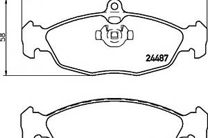 Колодки гальмівні для моделей: ASTON MARTIN (DB7), DAIMLER (DAIMLER, DAIMLER), JAGUAR (XJ, XK, XK, XJ)