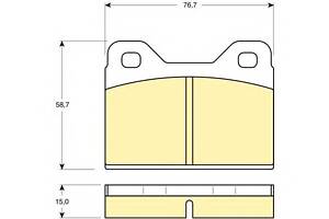 Колодки гальмівні для моделей: AUDI (100, 100), BMW (02,1500-2000,02-Series,02-Series,1600), FERRARI (TESTAROSSA,400,51)