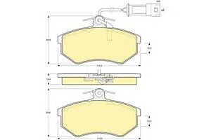 Тормозные колодки для моделей: AUDI (100, 100,100,100,80,90,200,200,QUATTRO), AUDI (FAW) (100), CHERY (A5,V5,EASTAR,EAS