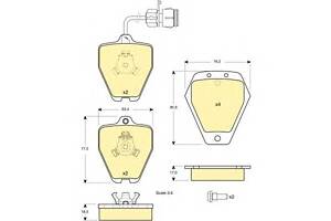 Тормозные колодки для моделей: AUDI (100, 100,A6,A8,A6)