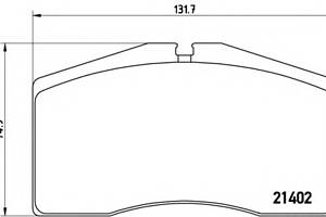 Тормозные колодки для моделей: AUDI (80), PORSCHE (911,911,928,968,911,911)