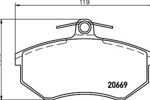 Тормозные колодки для моделей: AUDI (80, 80,100,100,80,90,COUPE,A4,CABRIOLET,A4)