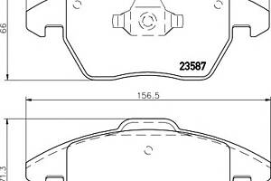 Тормозные колодки для моделей: AUDI (A1, A1), VOLKSWAGEN (GOLF,GOLF,POLO)