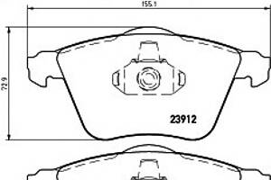 Тормозные колодки для моделей: AUDI (A3, A3), SEAT (LEON), SKODA (SUPERB,SUPERB), VOLKSWAGEN (GOLF,PASSAT,PASSAT,EOS,PA