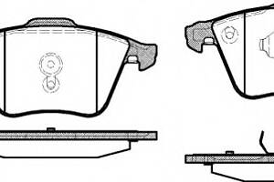 Колодки гальмівні для моделей: AUDI (A3, A3, TT, TT), SEAT (LEON), VOLKSWAGEN (SCIROCCO, GOLF)