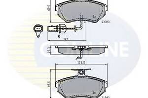 Тормозные колодки для моделей: AUDI (A4, A4,A4,A4,A4,A4), SEAT (EXEO,EXEO), VOLKSWAGEN (PASSAT,PASSAT)