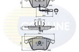 Гальмівні колодки для моделей: AUDI (A4, A4, A4, A8, A6, A4, A4, A6, A6), SEAT (EXEO, EXEO)