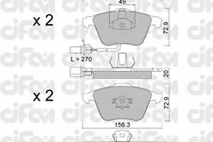 Тормозные колодки для моделей: AUDI (A4, A4,A4,A8,A6,A4,A4,A6,A6,A8), SEAT (EXEO,EXEO)