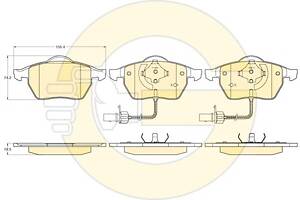 Тормозные колодки для моделей: AUDI (A4, A6,A6,A6,A6,A4,A4,A4,A4,A6,A4,A4,A6), AUDI (FAW) (A6L,A4,A6L,A4), HONGQI (CENT