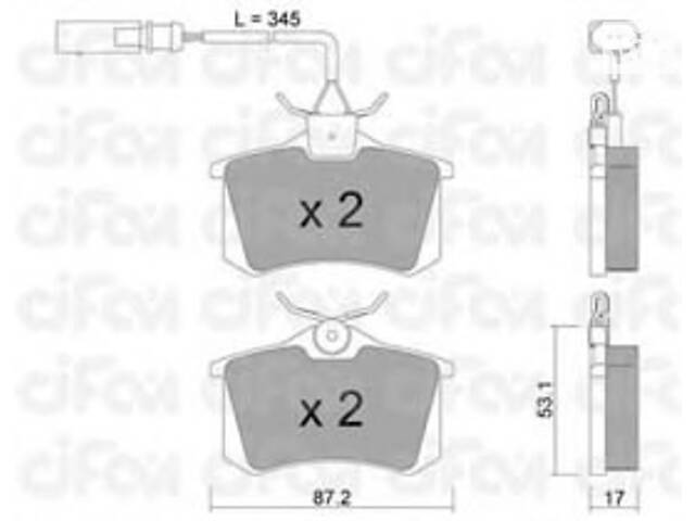 Тормозные колодки для моделей: AUDI (A4)