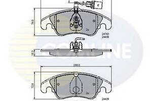 Тормозные колодки для моделей: AUDI (A5, A4,A4,Q5,A5,A4,A5,A7,A6,A6,A6)