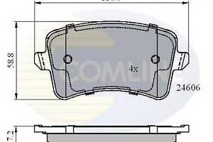 Тормозные колодки для моделей: AUDI (A5, A4,A4,Q5,A5,A4,A5)