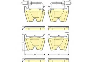 Тормозные колодки для моделей: AUDI (A6, A6), LAMBORGHINI (GALLARDO), VOLKSWAGEN (PHAETON)