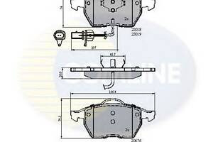 Тормозные колодки для моделей: AUDI (A6, A6,A4,A4,A4,A6,A4,A4,A6), SEAT (EXEO,EXEO), SKODA (SUPERB), VOLKSWAGEN (PASSAT