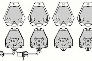 Тормозные колодки для моделей: AUDI (A6, A6,A4)